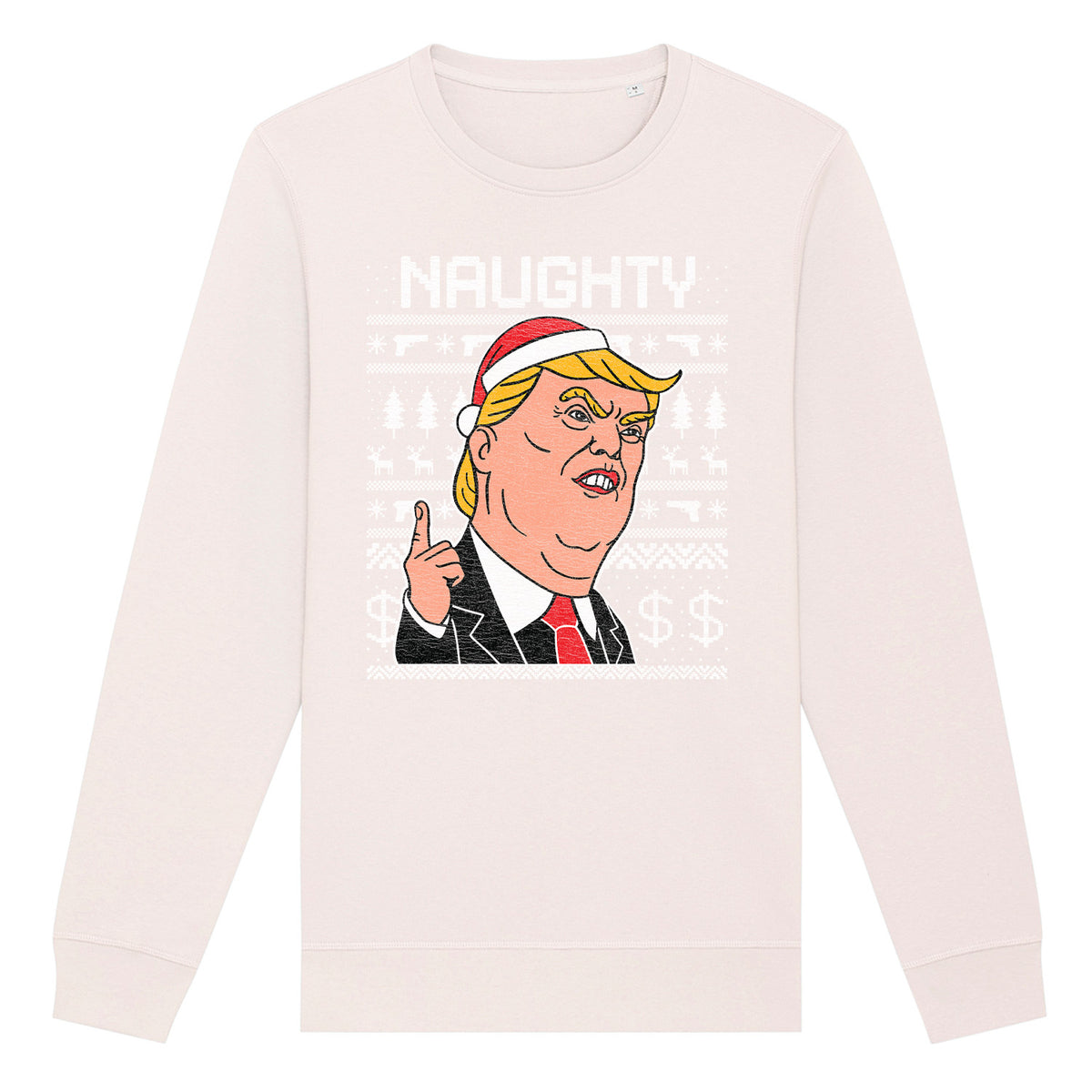 Naughty Trump Christmas | Vintage Rocker Sweatshirt