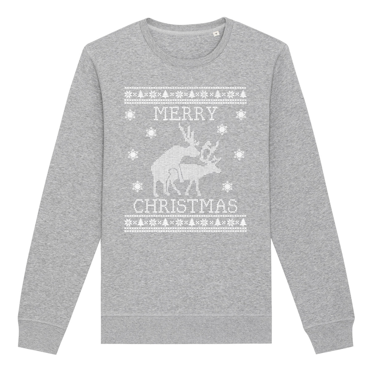 Merry Christmas Deer | Vintage Rocker Sweatshirt