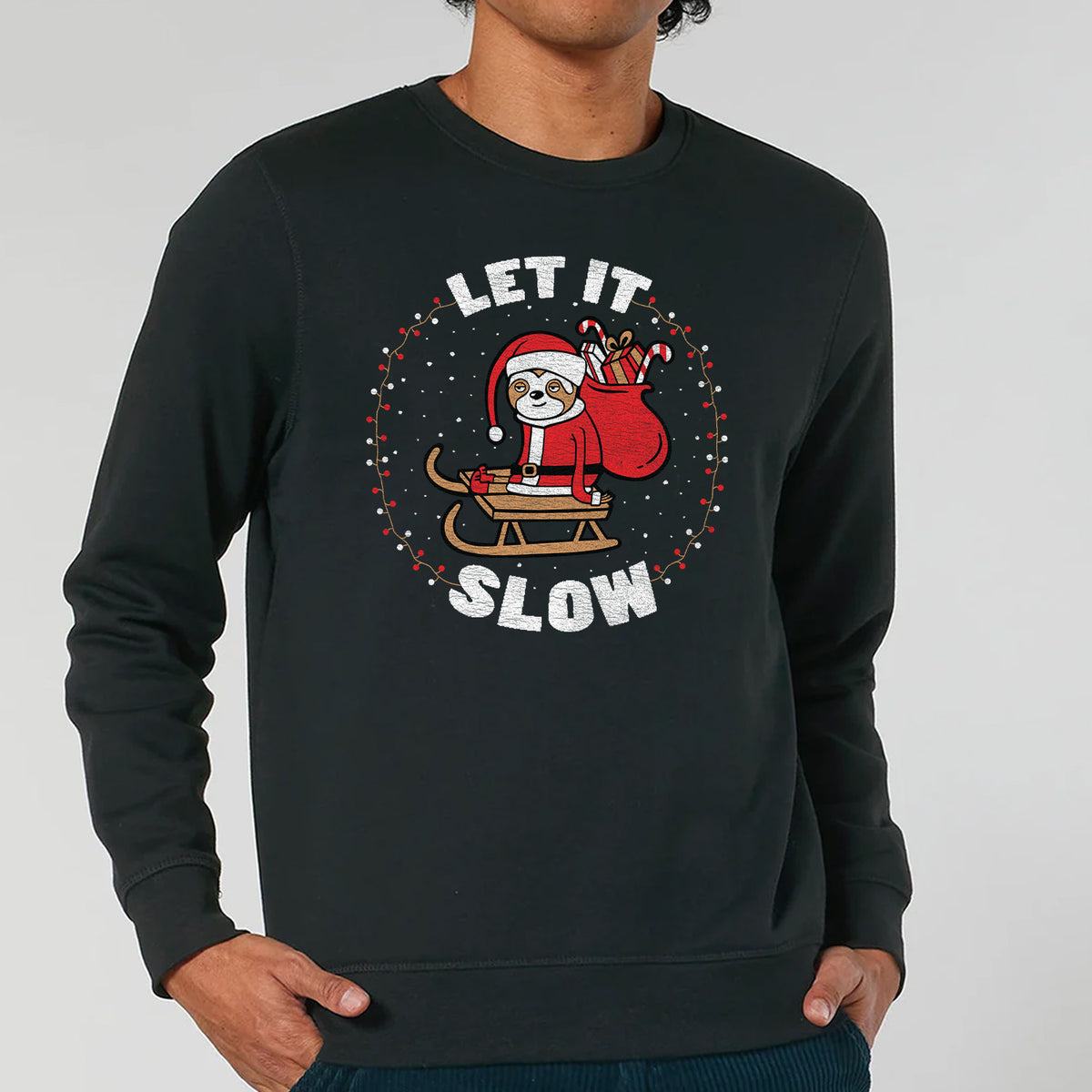 Let It Slow Christmas | Vintage Rocker Sweatshirt