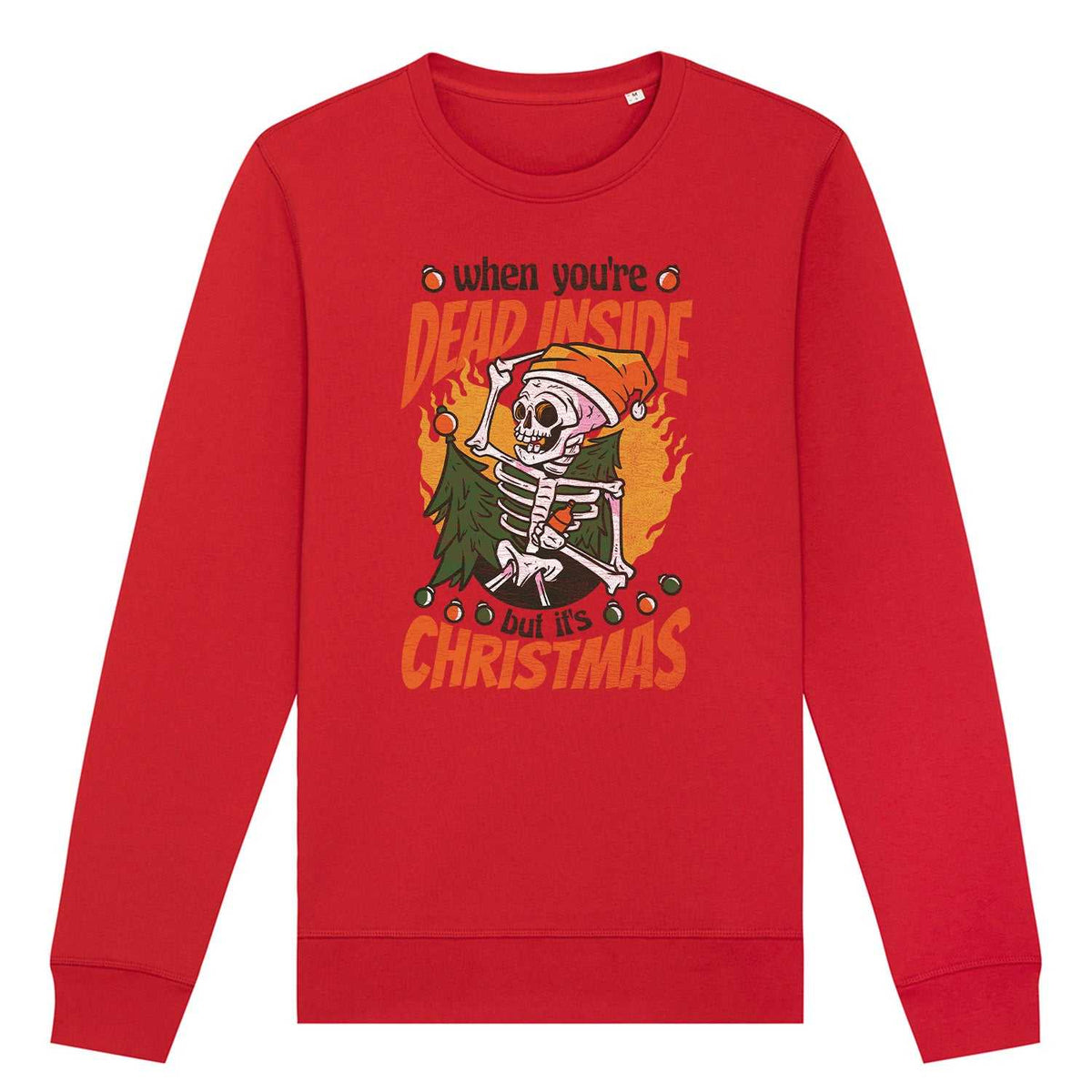 Dead Inside Christmas | Vintage Rocker Sweatshirt Chroma Clothing