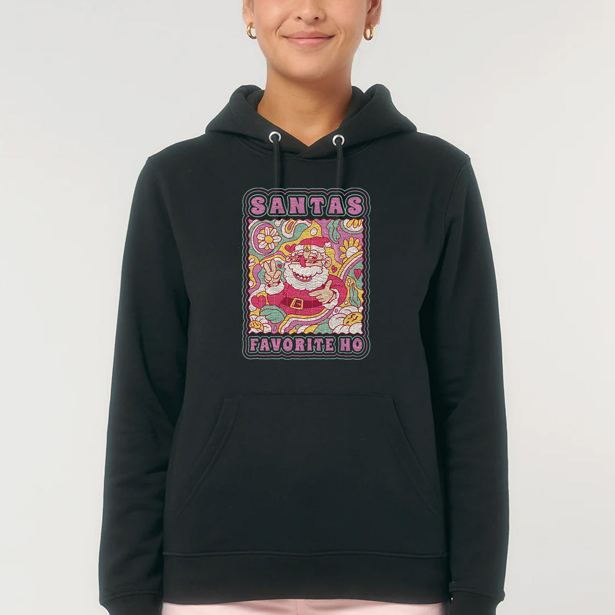 Santa's Favorite Ho | Vintage Rocker Hoodie