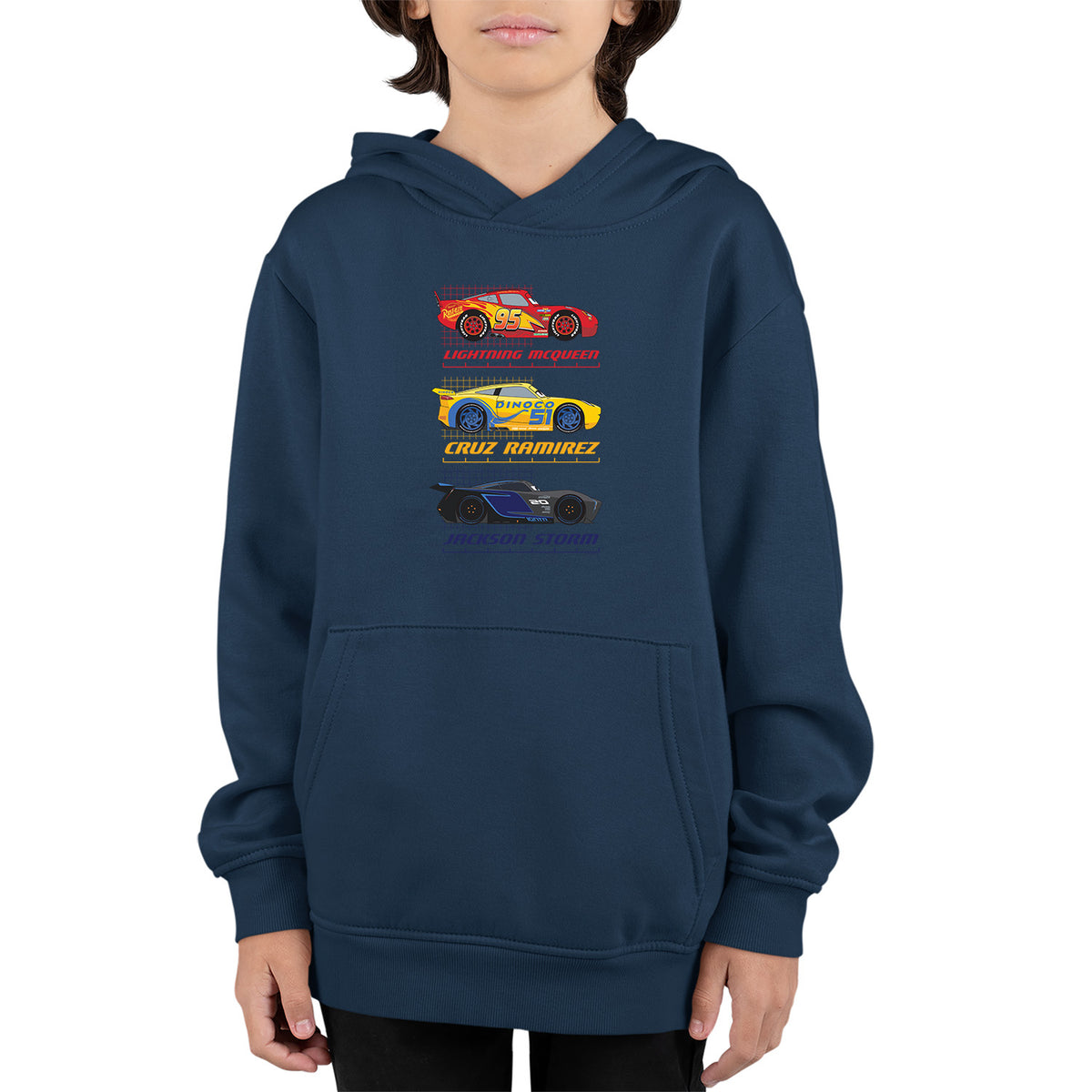 Cars Lightning McQueen Team Up | Disney Kids Pullover Hoodie Chroma Clothing