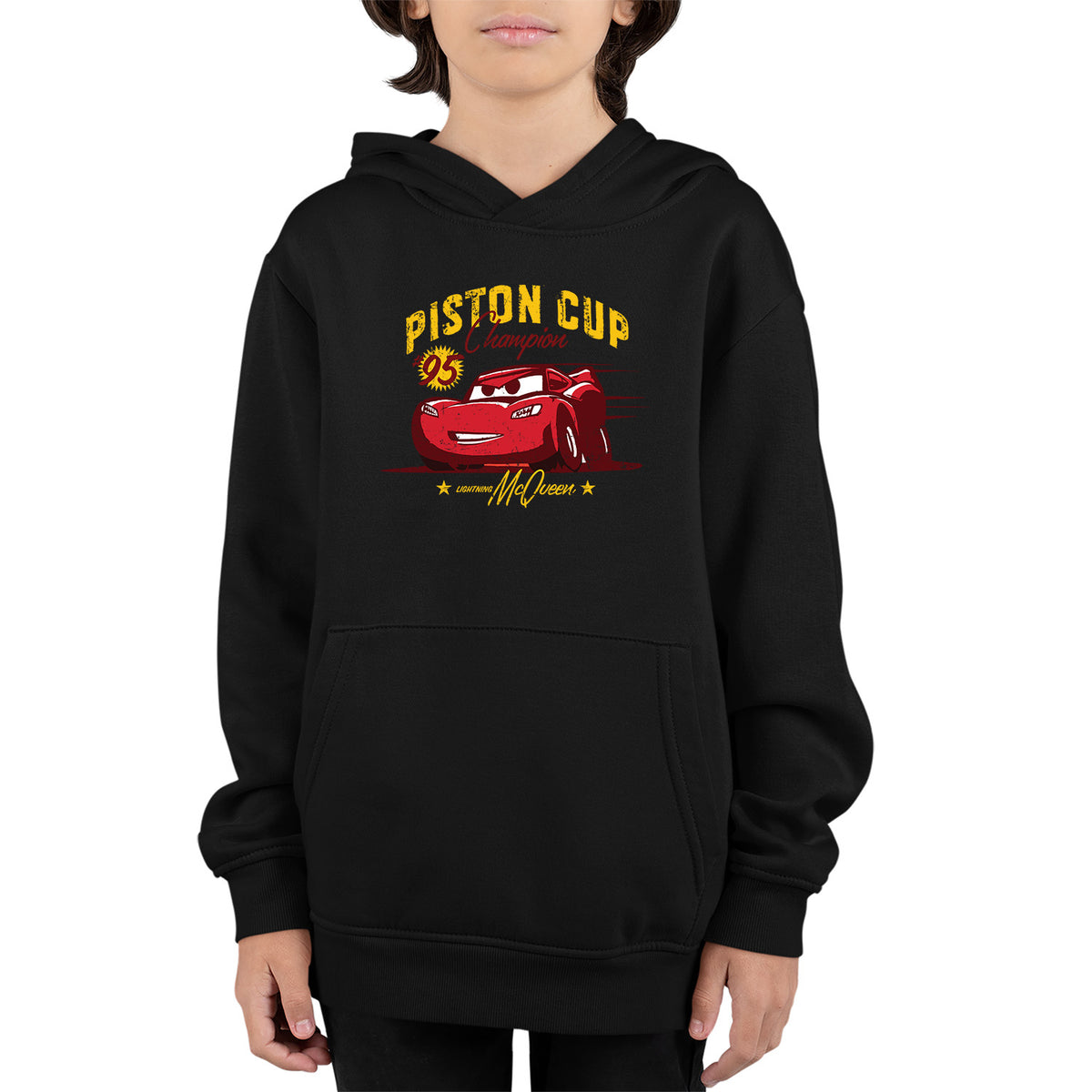 Lightning McQueen Piston Cup | Disney Kids Pullover Hoodie Chroma Clothing