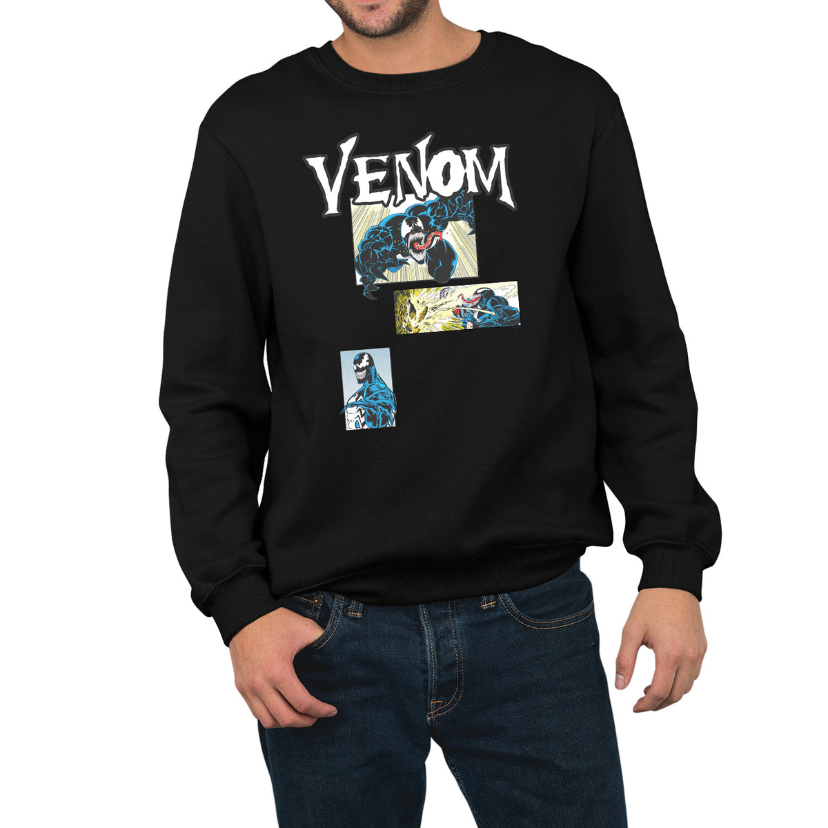 Marvel Classic Venom | Premium Adult Sweatshirt Chroma Clothing