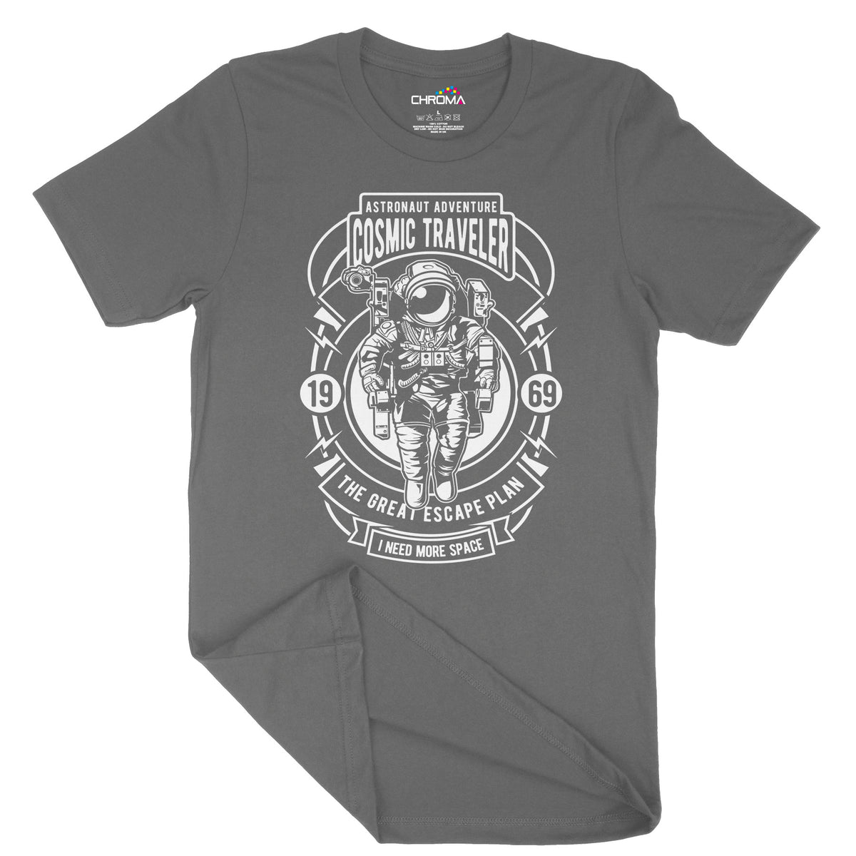 Cosmic Traveller | Vintage Adult T-Shirt | Classic Vintage Clothing Chroma Clothing