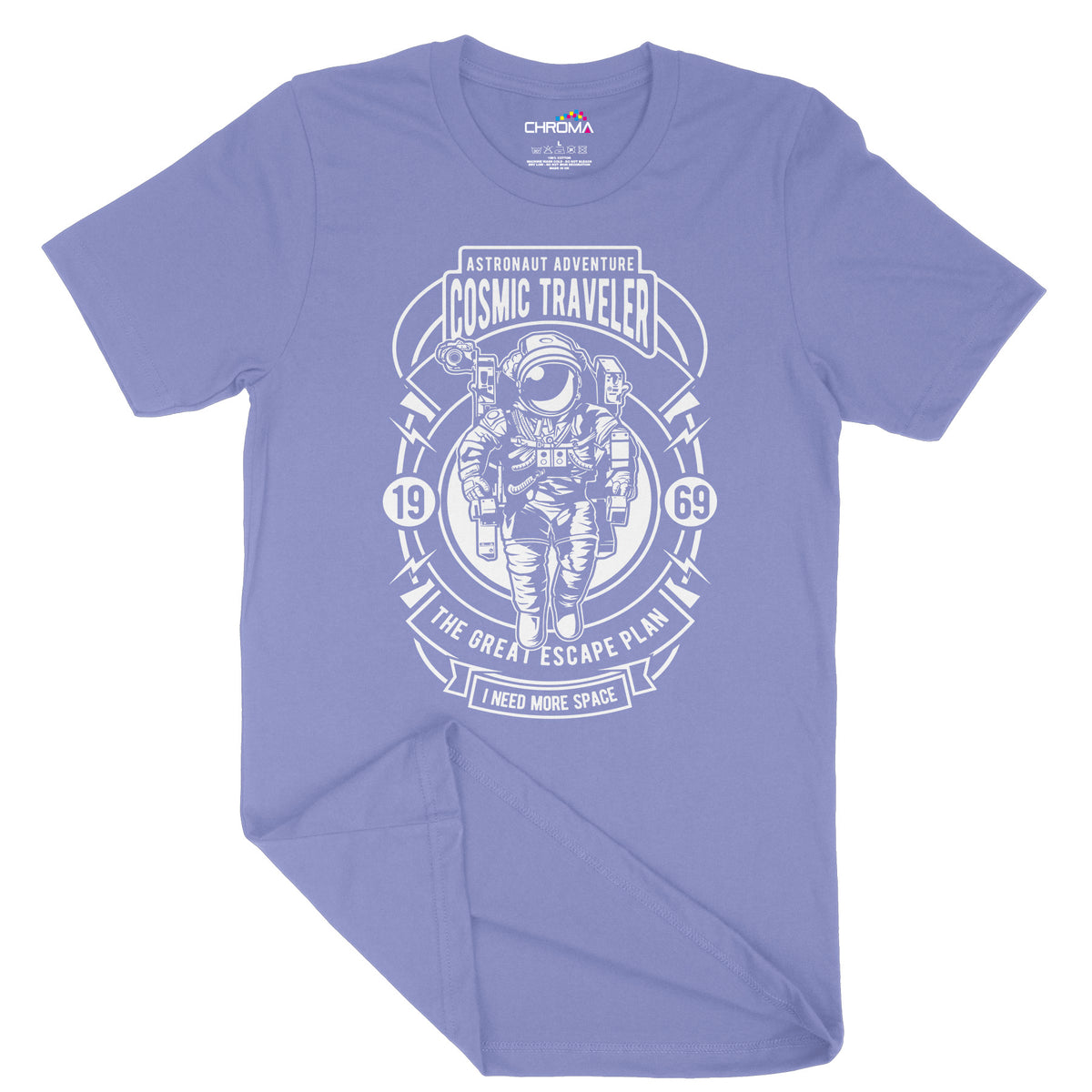 Cosmic Traveller | Vintage Adult T-Shirt | Classic Vintage Clothing Chroma Clothing