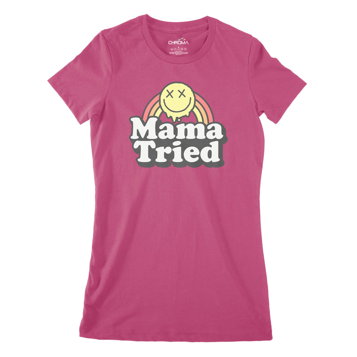 Mama Tried | Women's Classic Fitted T-Shirt Chroma Clothing