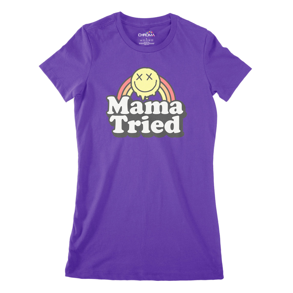 Mama Tried | Women's Classic Fitted T-Shirt Chroma Clothing