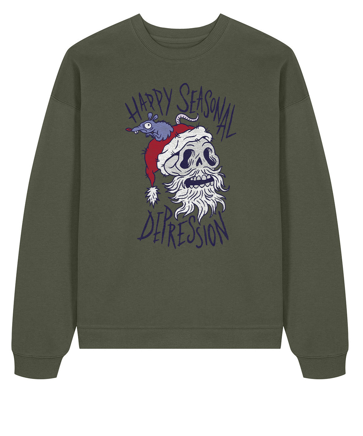 Happy Seasonal Depression | Stanley Radder Sweatshirt