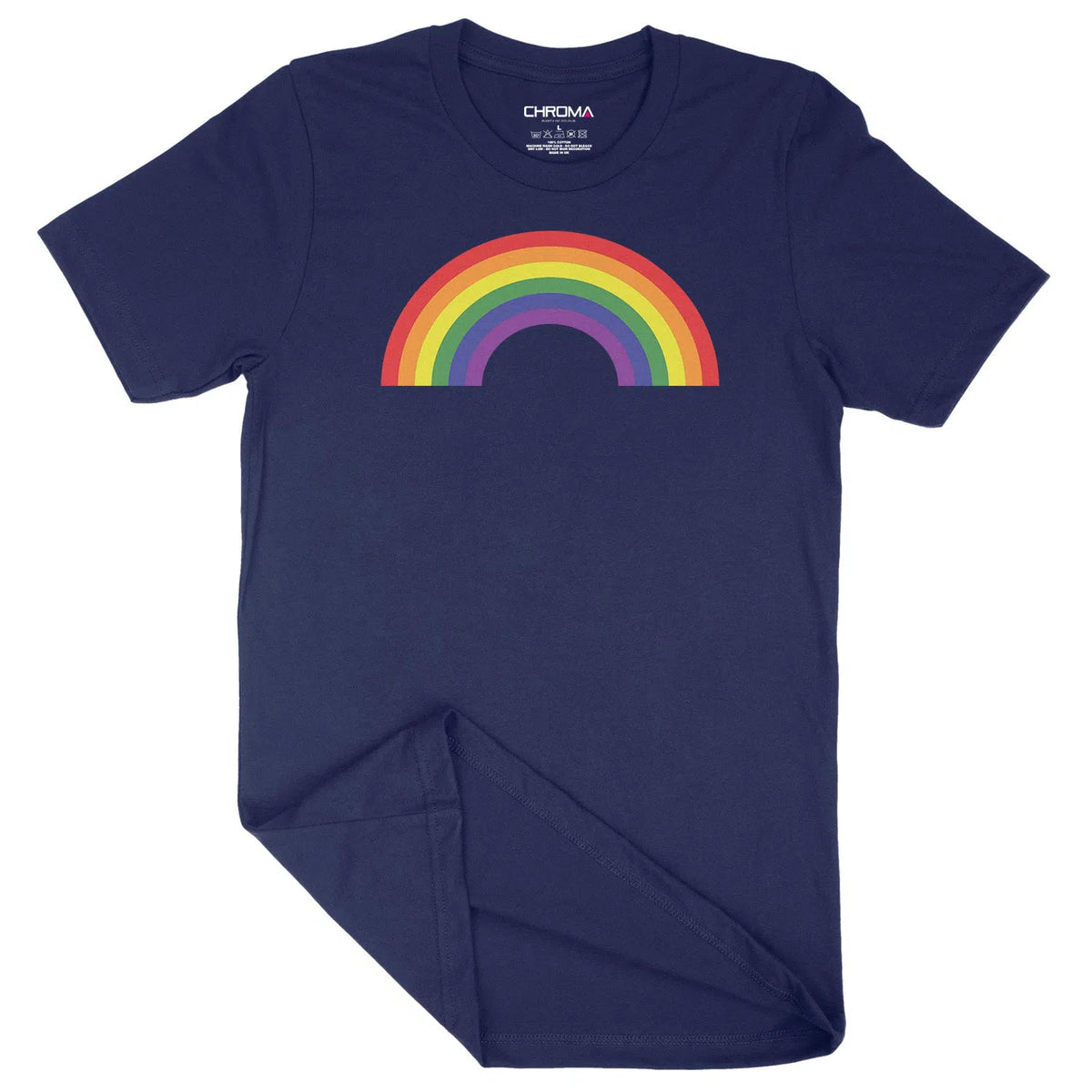Classic Rainbow LGBTQ | Unisex Adult T-Shirt Chroma Clothing