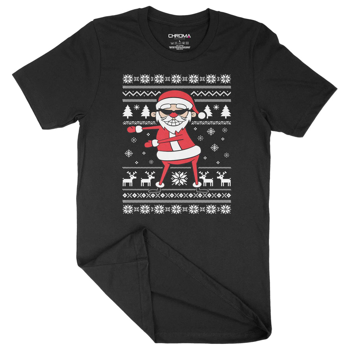 Flossing Santa Claus | Unisex Christmas T-Shirt Chroma Clothing