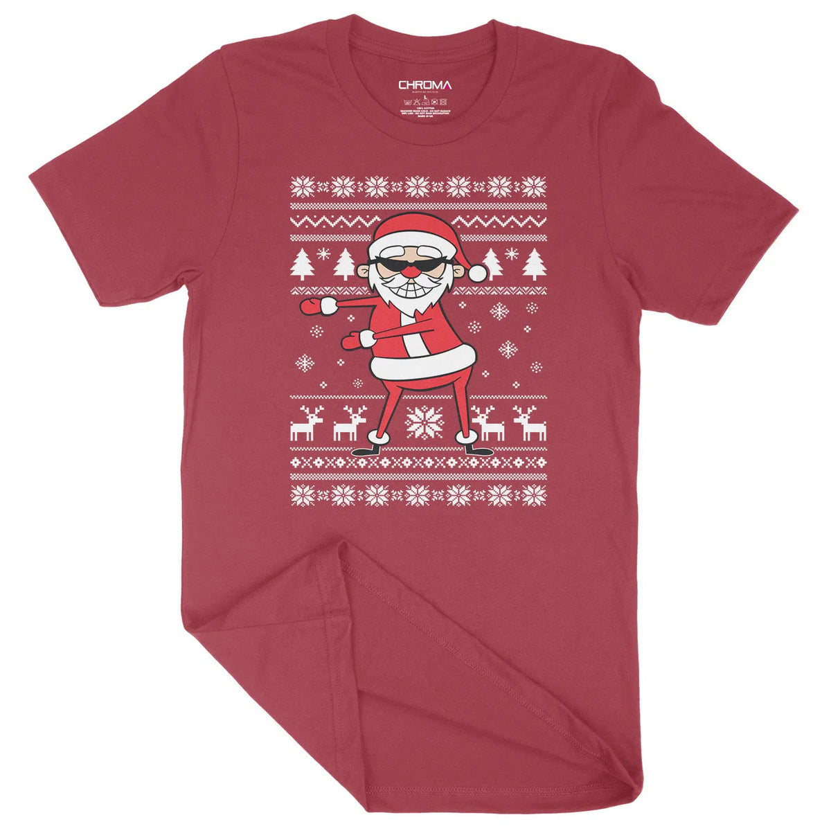 Flossing Santa Claus | Unisex Christmas T-Shirt Chroma Clothing