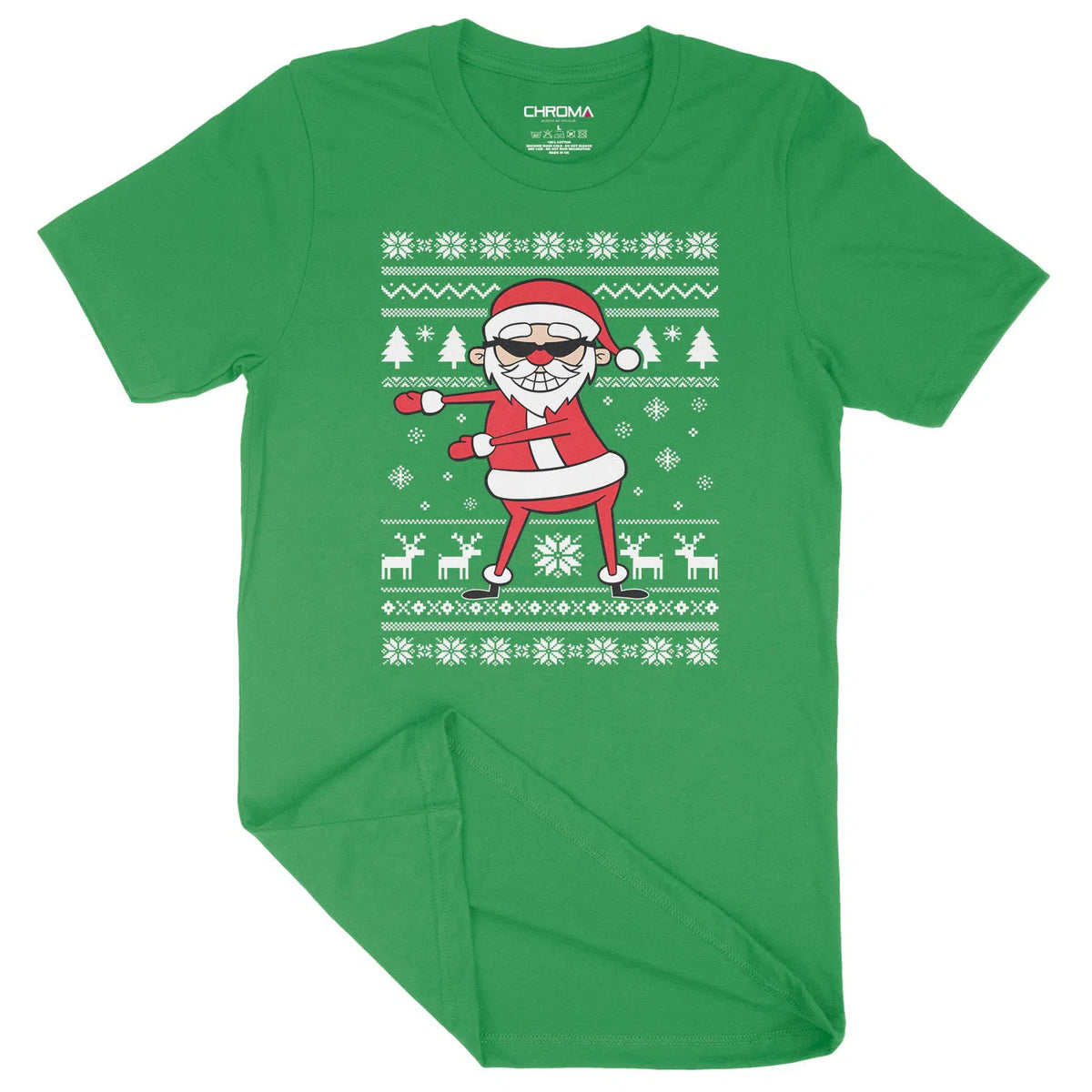 Flossing Santa Claus | Unisex Christmas T-Shirt Chroma Clothing