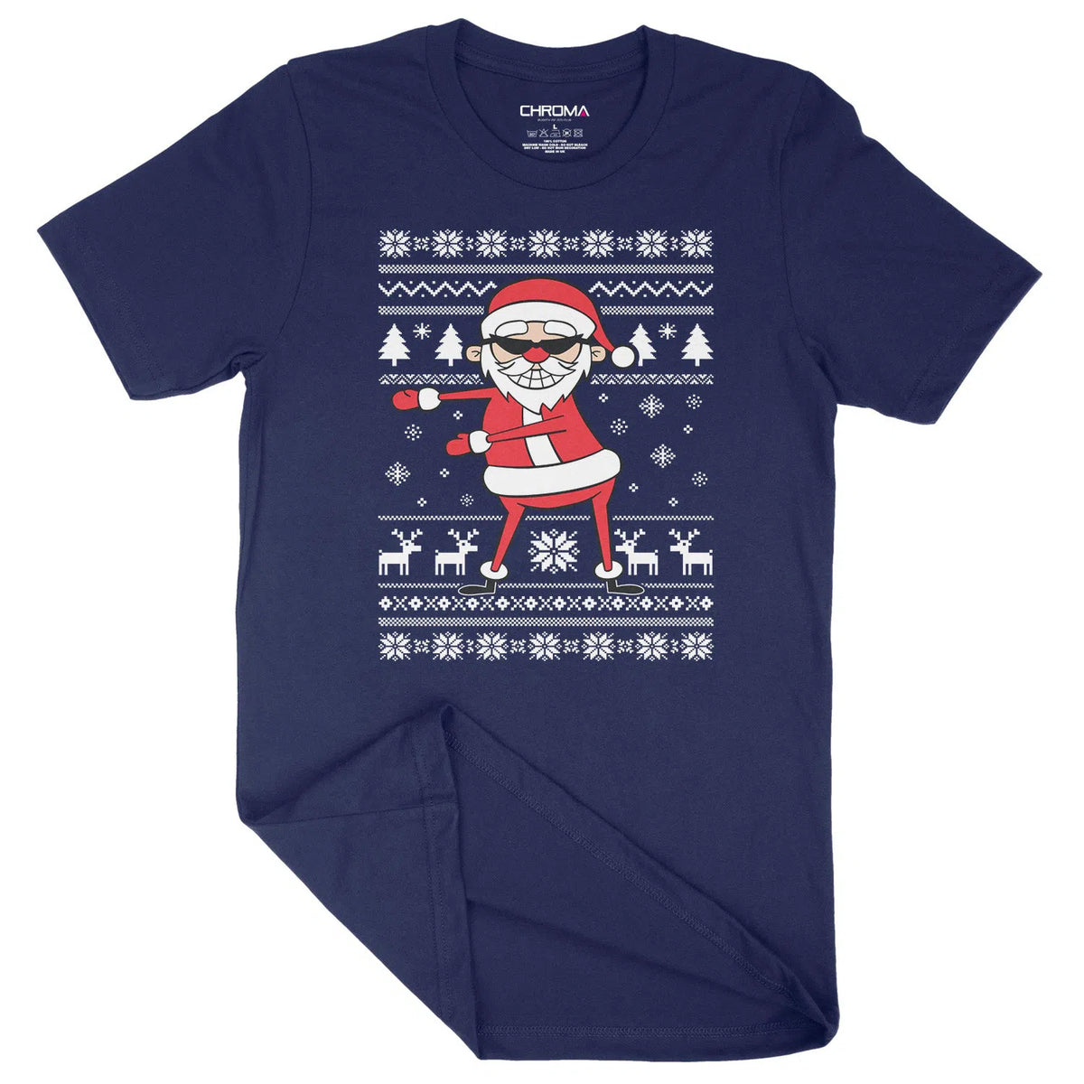 Flossing Santa Claus | Unisex Christmas T-Shirt Chroma Clothing