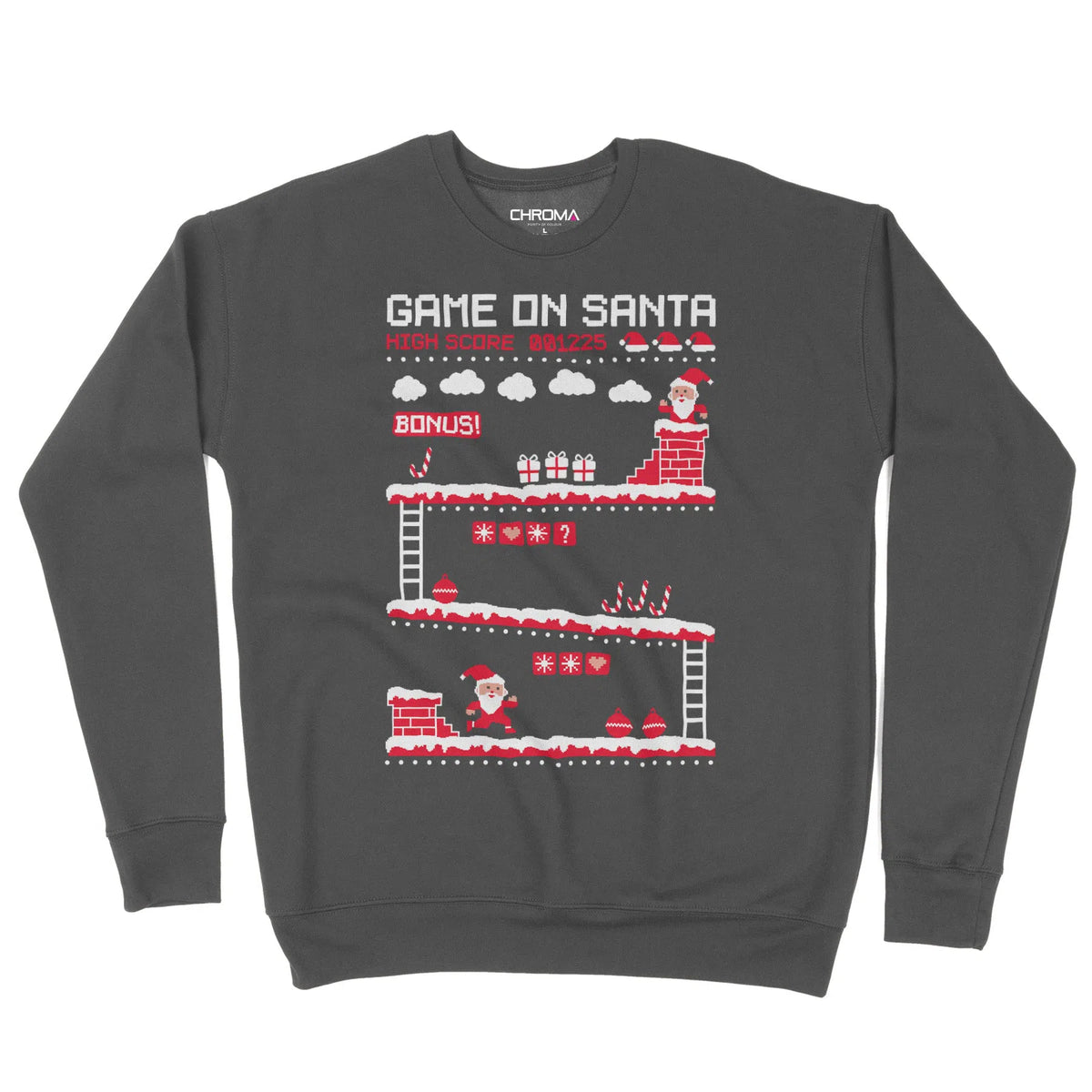 Game On Santa | Unisex Christmas Sweater Chroma Clothing