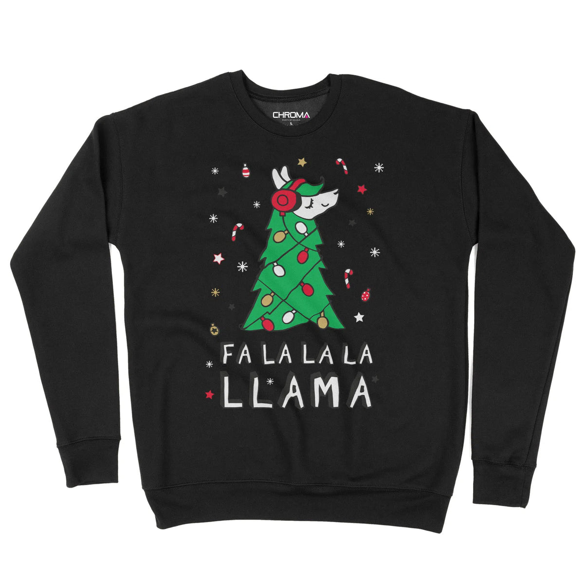 Fa La La Llama | Unisex Christmas Sweater Chroma Clothing