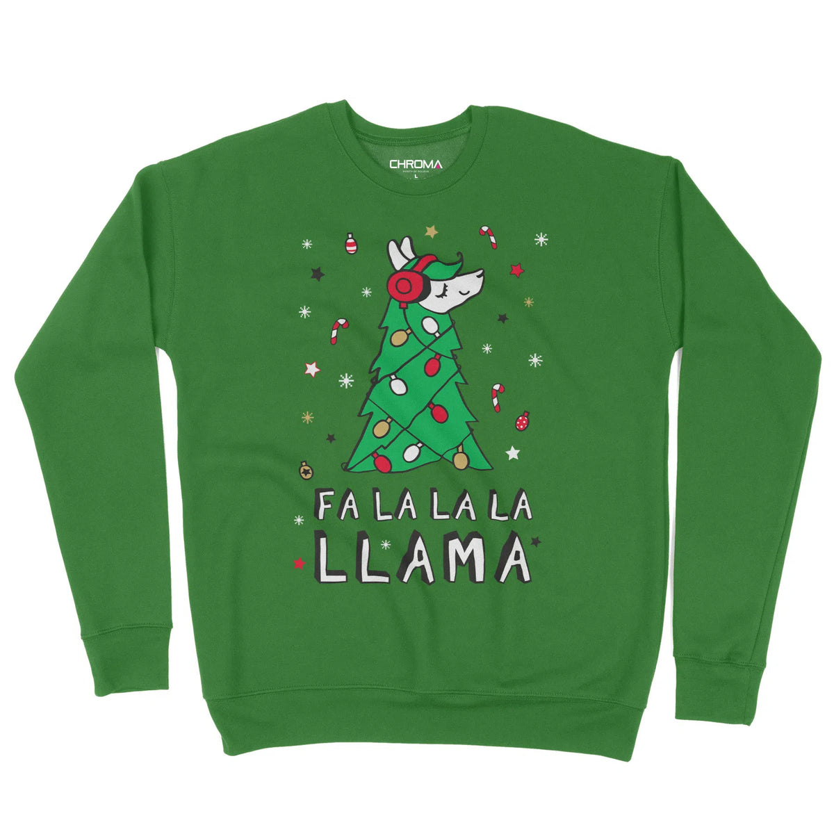 Fa La La Llama | Unisex Christmas Sweater Chroma Clothing