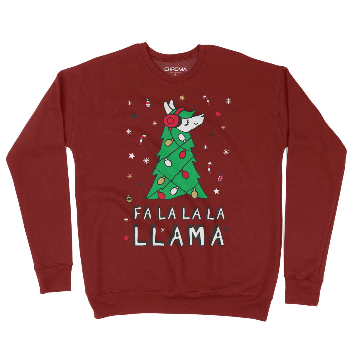 Fa La La Llama | Unisex Christmas Sweater Chroma Clothing