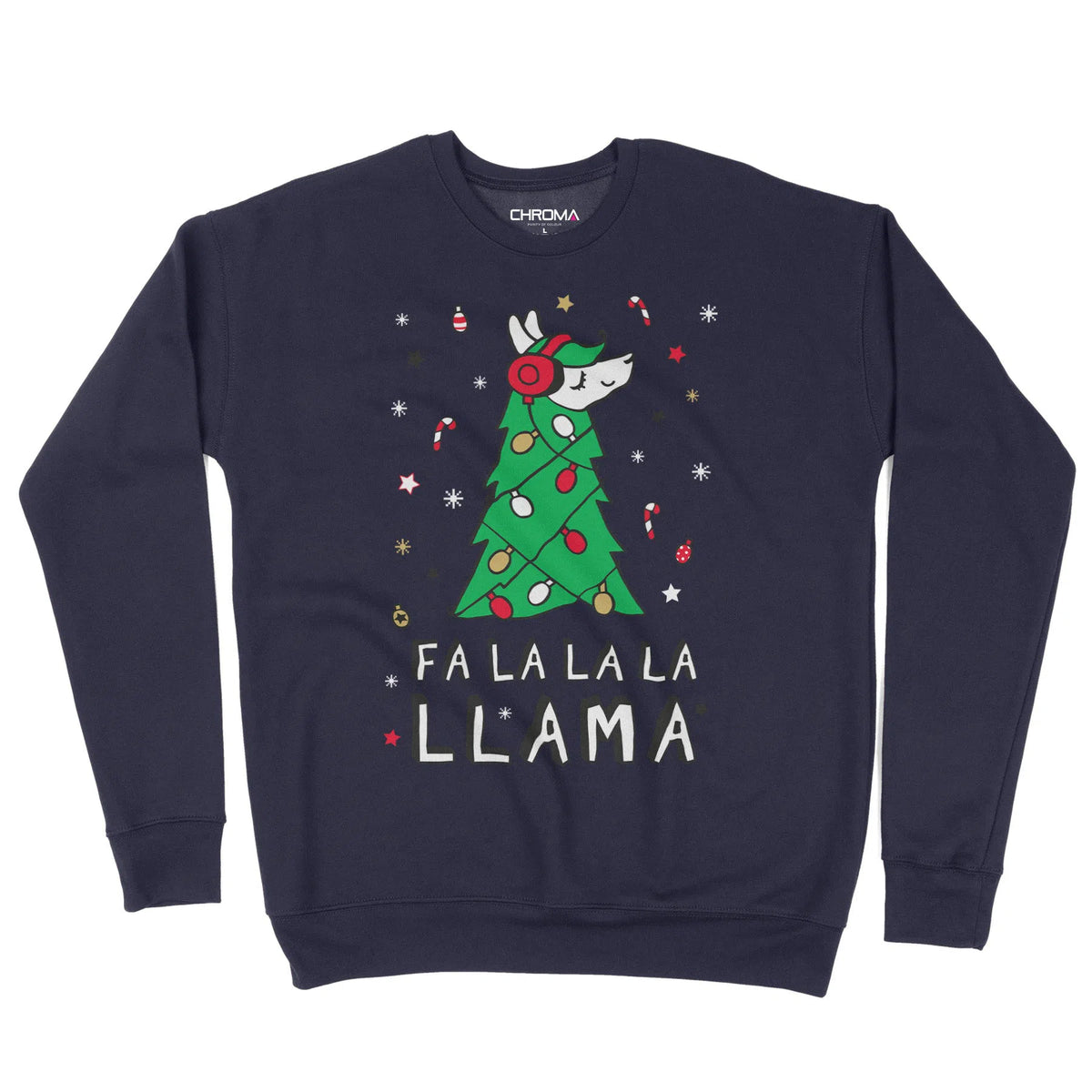 Fa La La Llama | Unisex Christmas Sweater Chroma Clothing