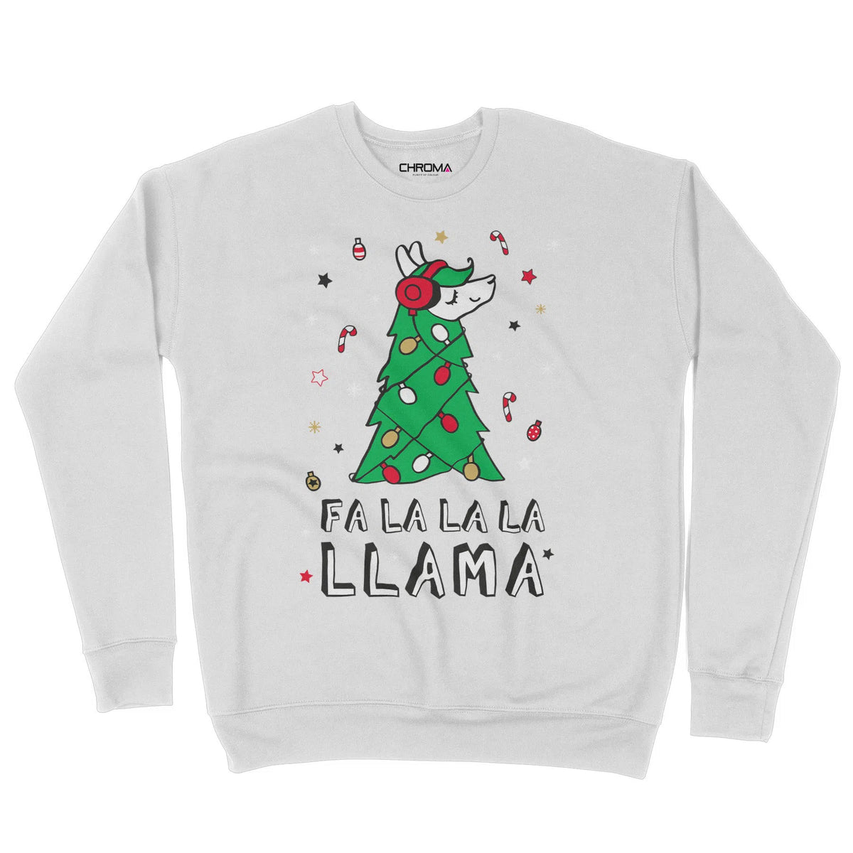 Fa La La Llama | Unisex Christmas Sweater Chroma Clothing