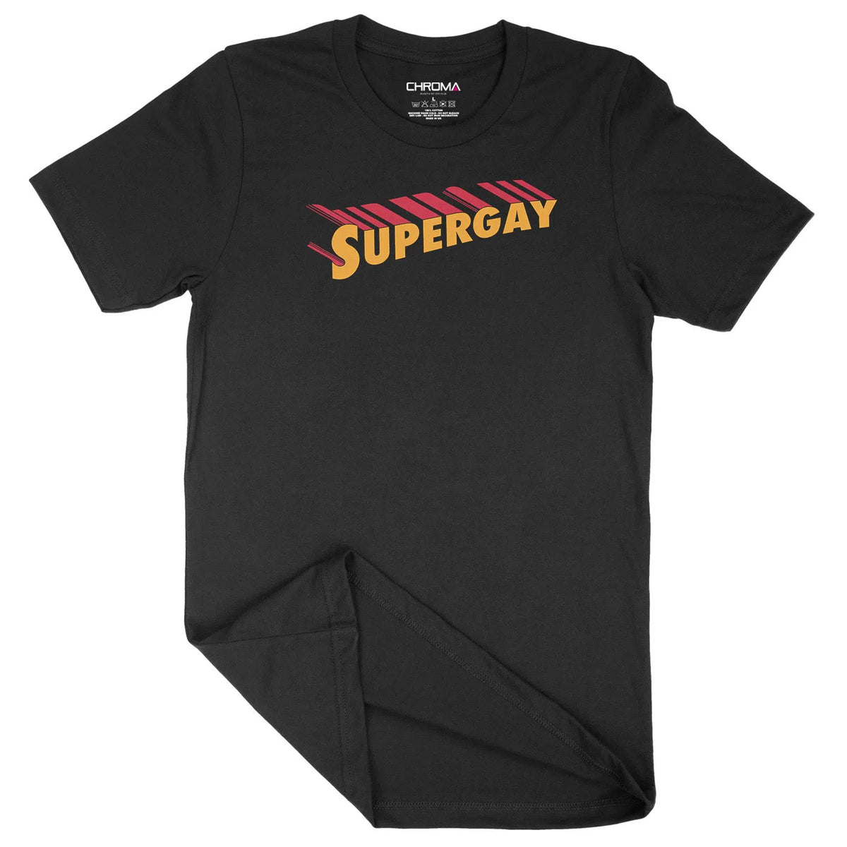 Supergay LGBTQ | Unisex Adult T-Shirt Chroma Clothing