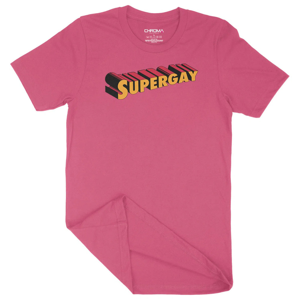 Supergay LGBTQ | Unisex Adult T-Shirt Chroma Clothing