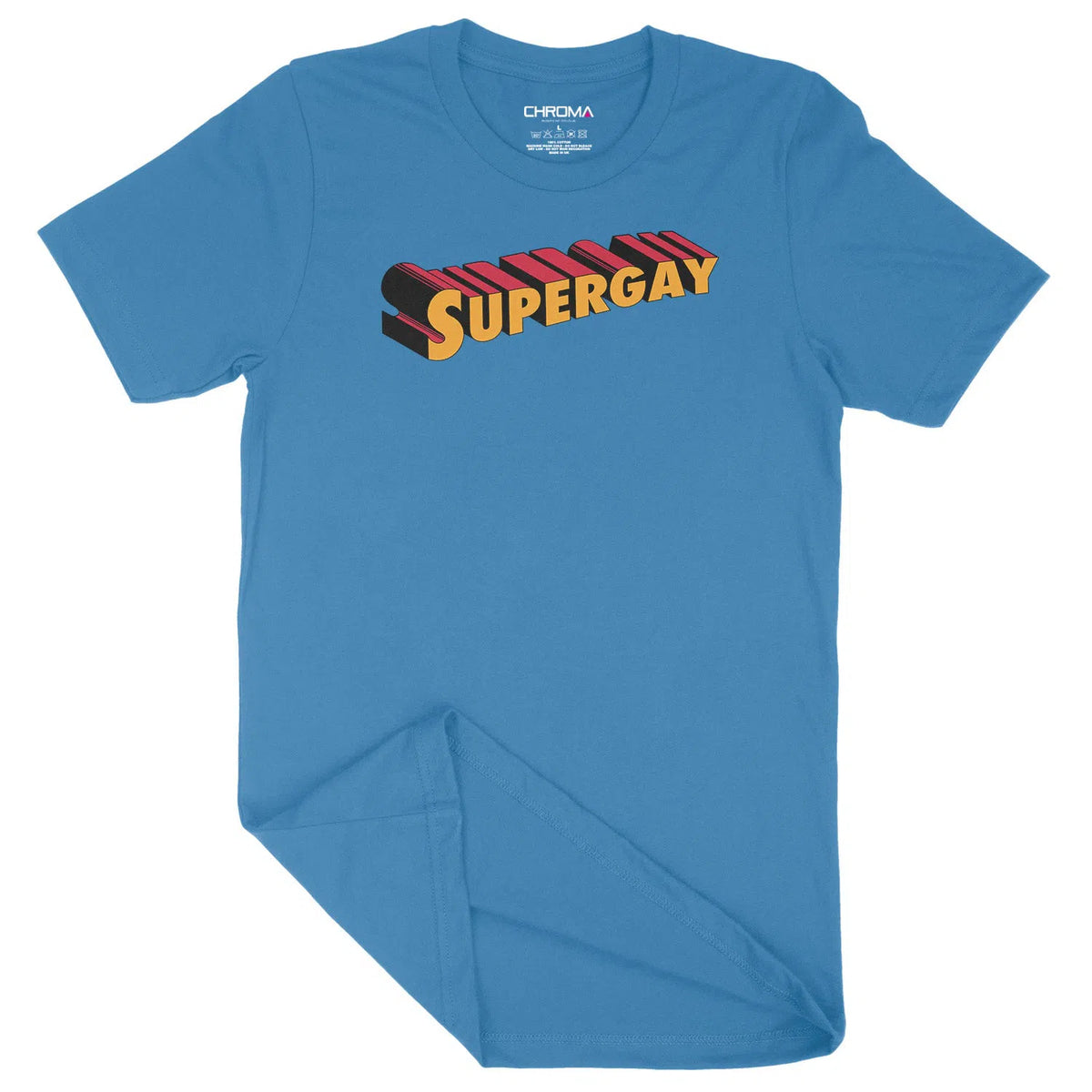 Supergay LGBTQ | Unisex Adult T-Shirt Chroma Clothing