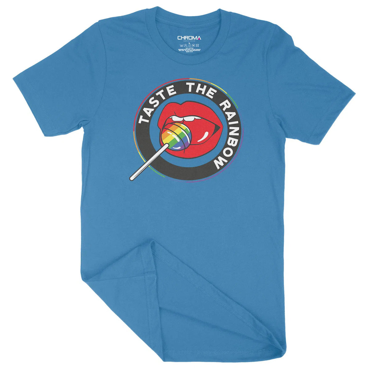 Taste The Rainbow LGBTQ | Unisex Adult T-Shirt Chroma Clothing