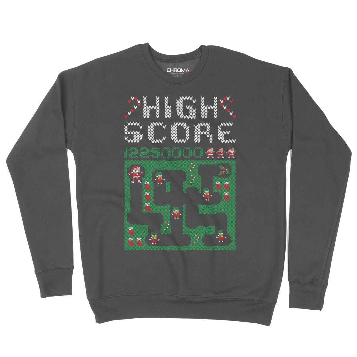 High Score Festive Stitch | Unisex Christmas Sweater Chroma Clothing