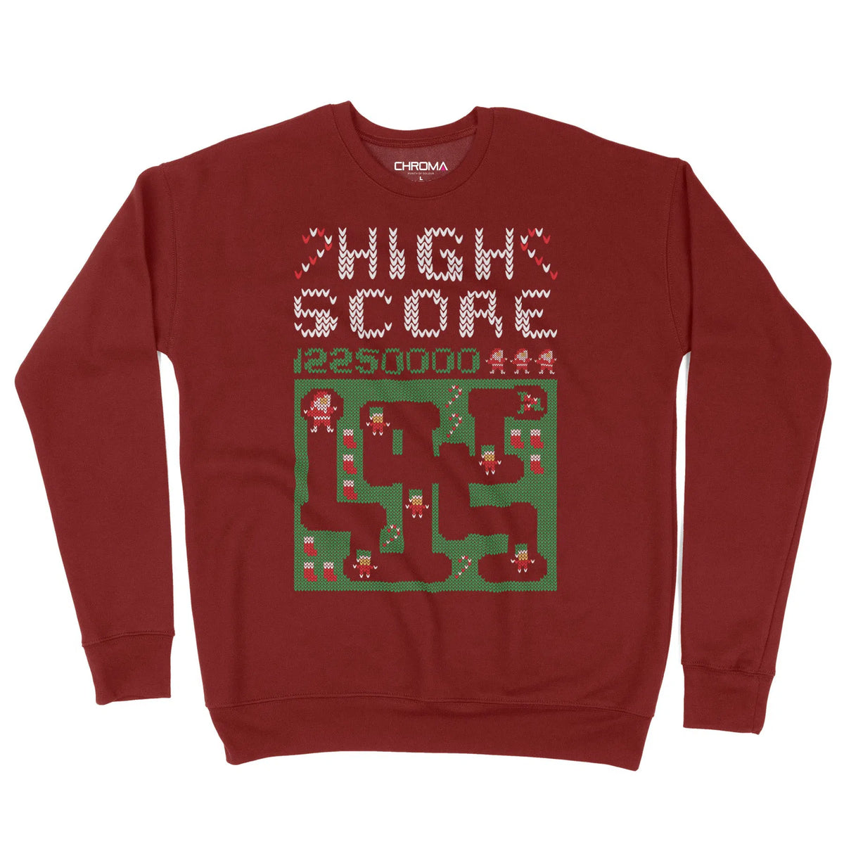 High Score Festive Stitch | Unisex Christmas Sweater Chroma Clothing