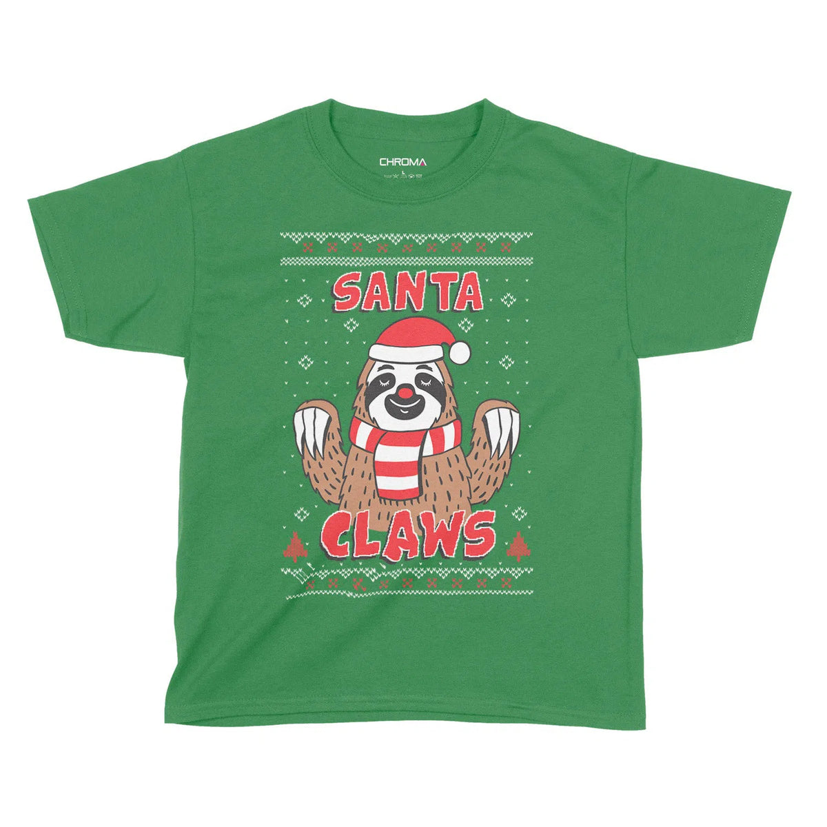 Santa Claws Festive Fun | Kids Christmas T-Shirt Chroma Clothing