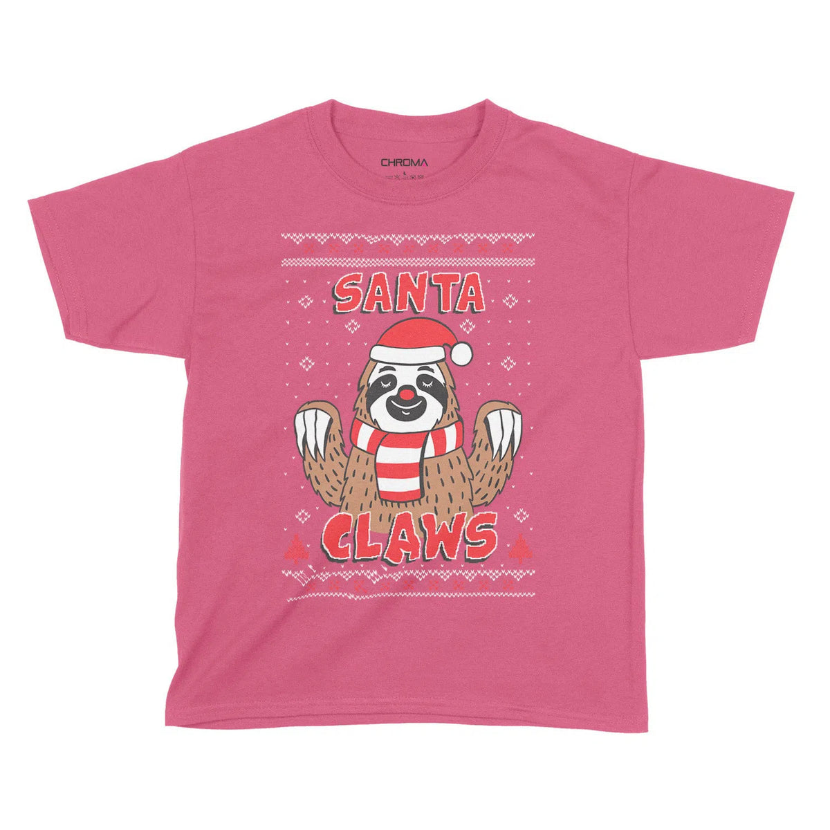 Santa Claws Festive Fun | Kids Christmas T-Shirt Chroma Clothing