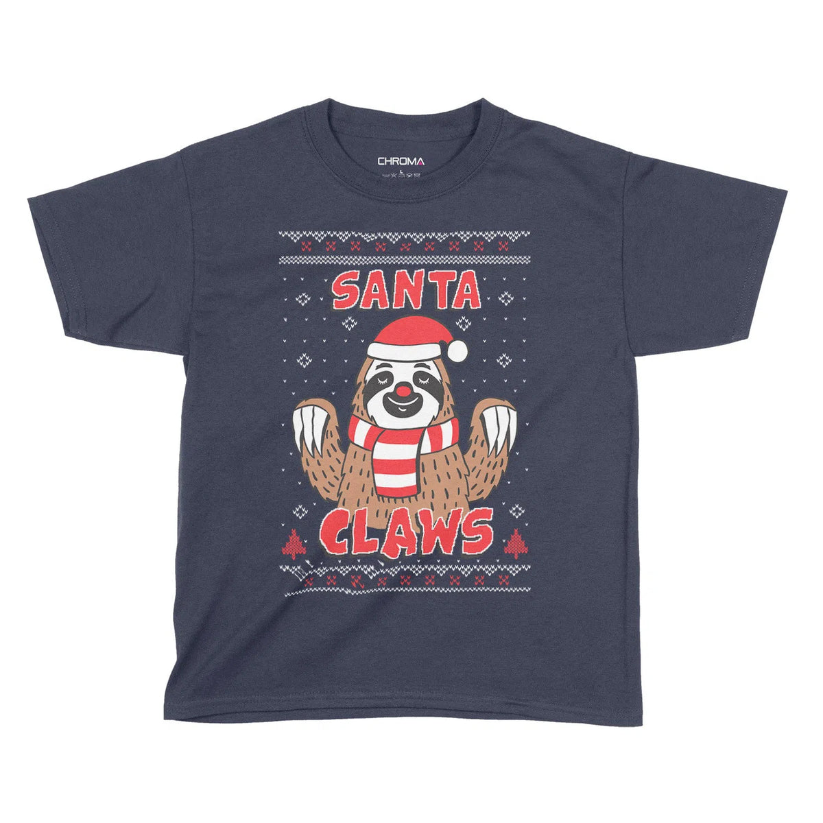 Santa Claws Festive Fun | Kids Christmas T-Shirt Chroma Clothing