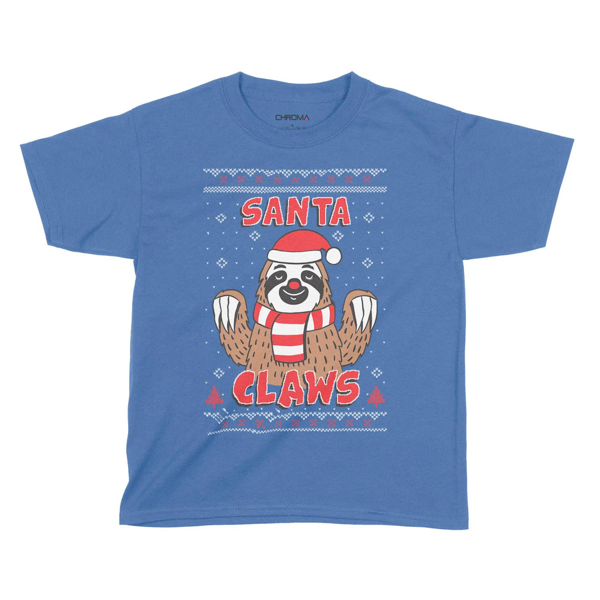 Santa Claws Festive Fun | Kids Christmas T-Shirt Chroma Clothing