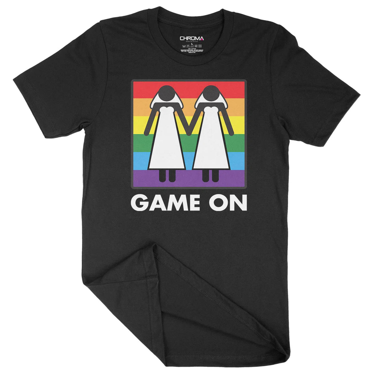 Game On LGBTQ | Unisex Adult T-Shirt Chroma Clothing