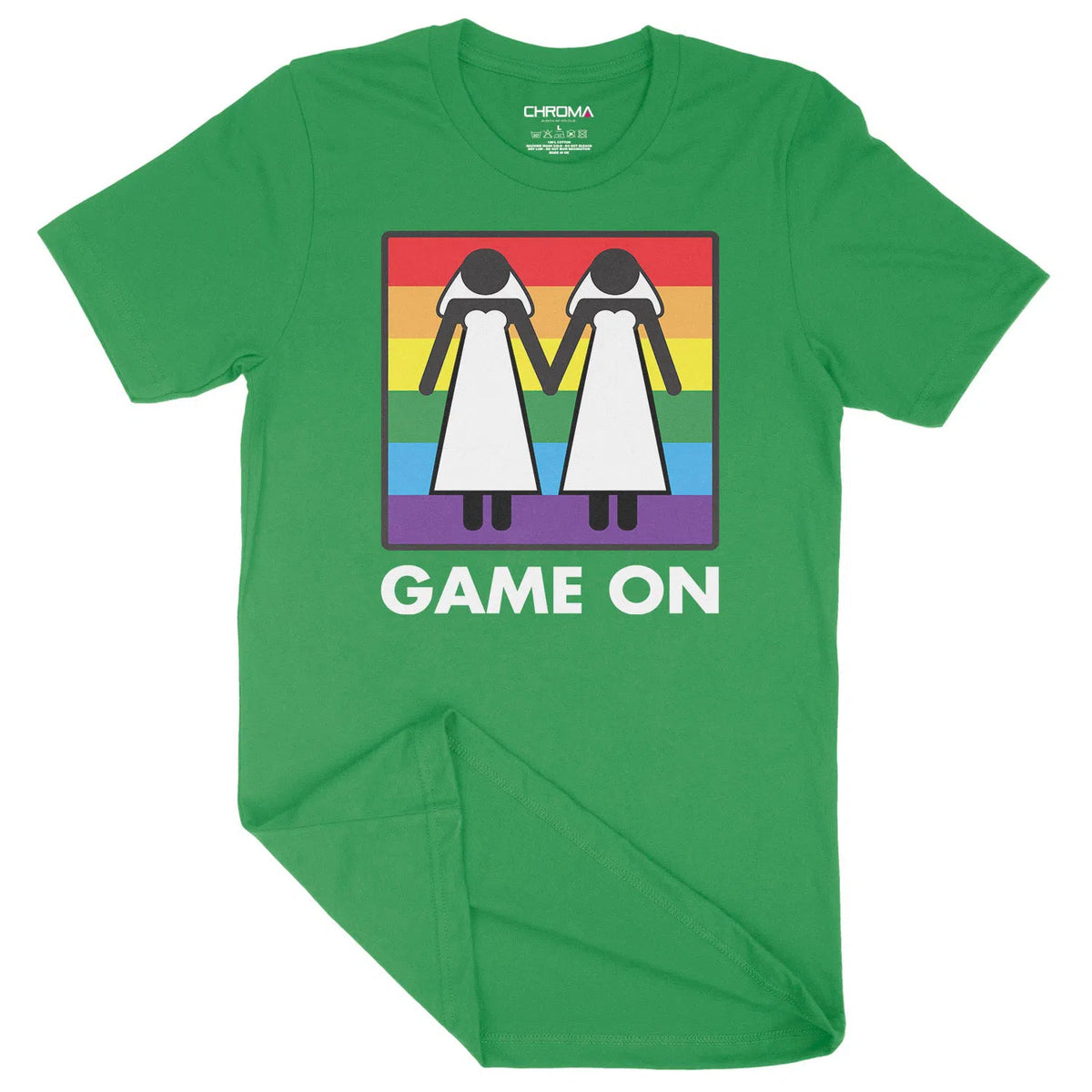 Game On LGBTQ | Unisex Adult T-Shirt Chroma Clothing