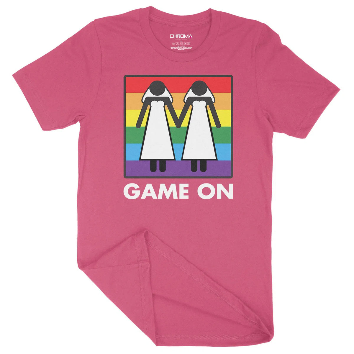 Game On LGBTQ | Unisex Adult T-Shirt Chroma Clothing