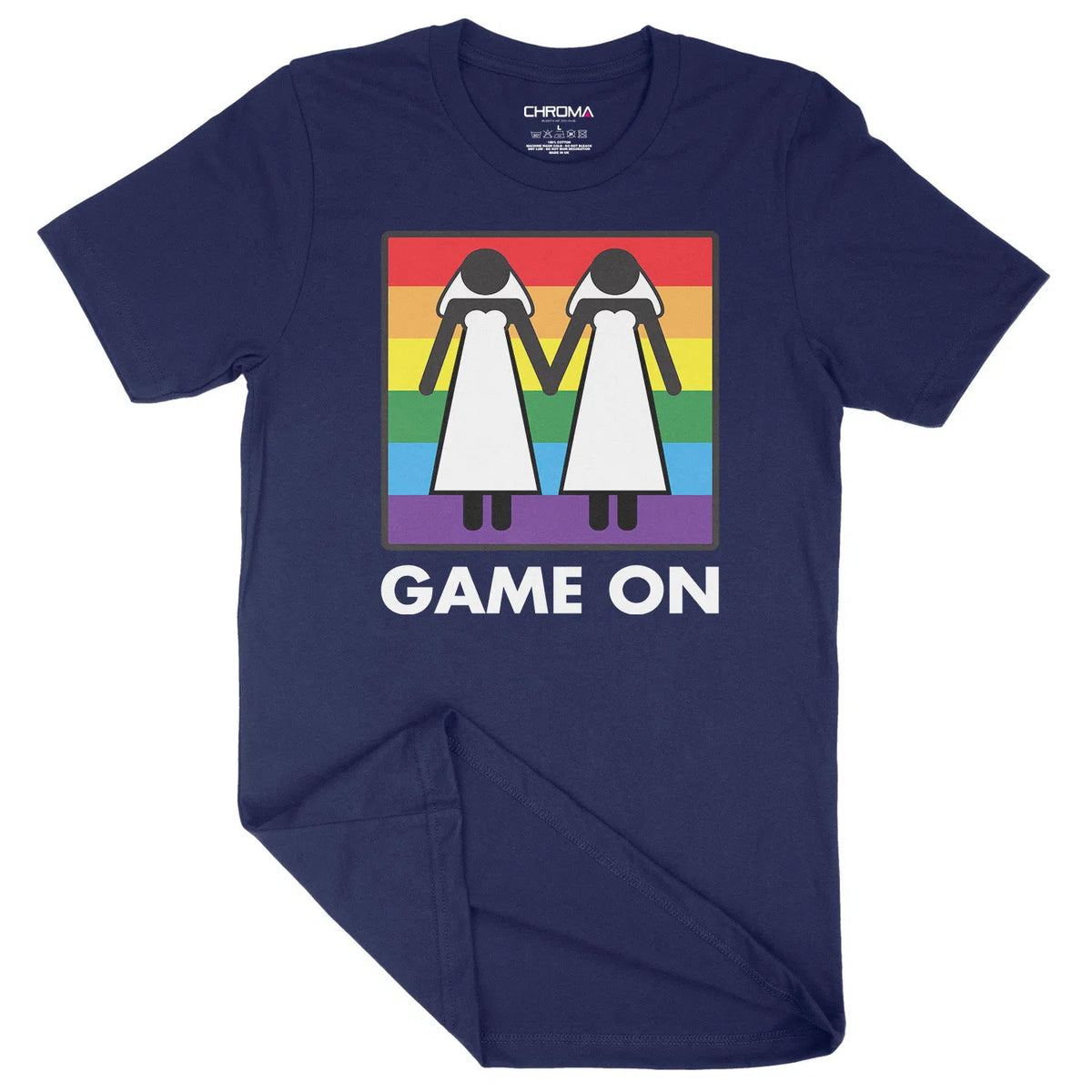 Game On LGBTQ | Unisex Adult T-Shirt Chroma Clothing