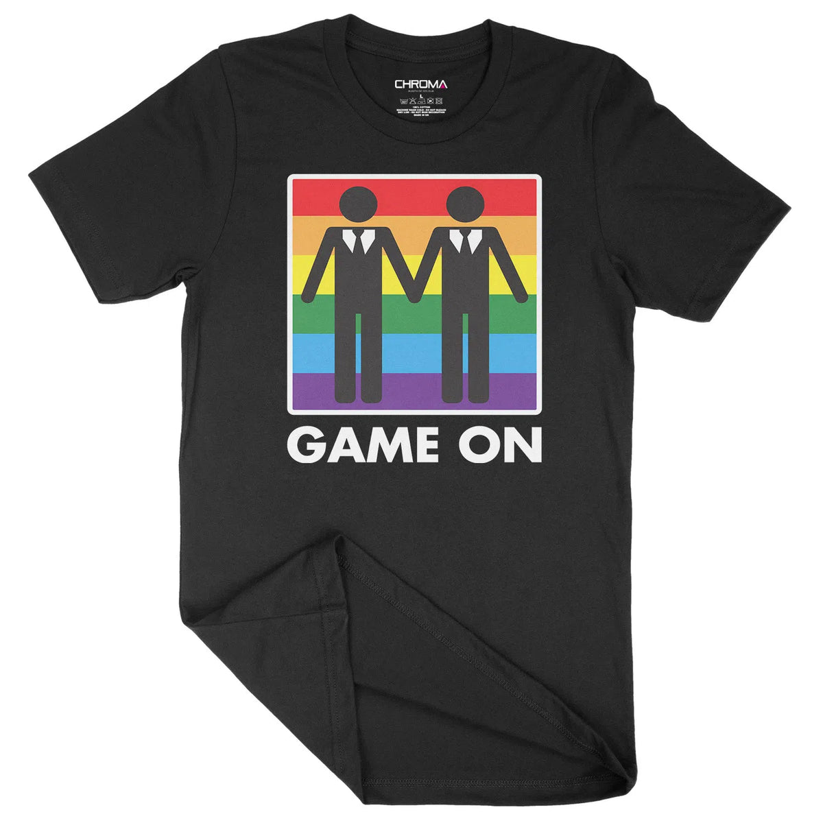 Game On Men LGBTQ | Unisex Adult T-Shirt Chroma Clothing