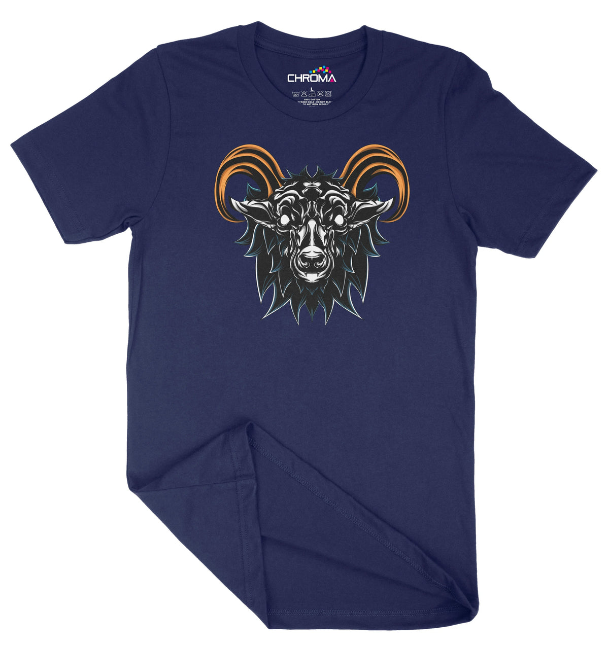 Abstract Goat Unisex Adult T-Shirt | Premium Quality Streetwear Chroma Clothing