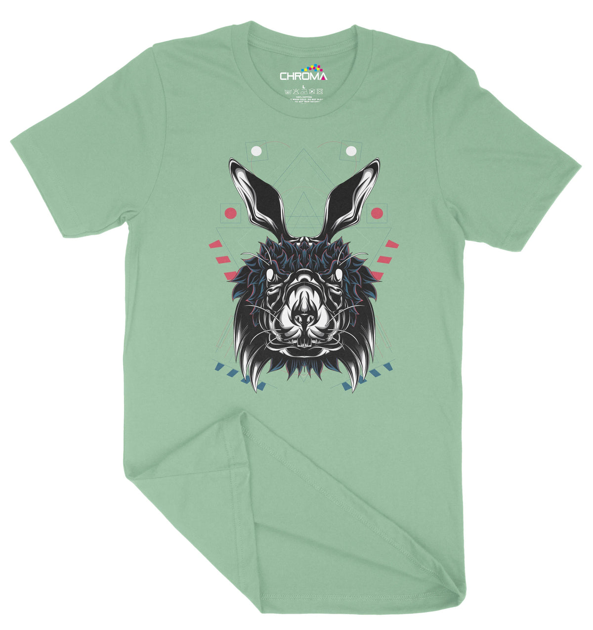 Abstract Rabbit Unisex Adult T-Shirt | Premium Quality Streetwear Chroma Clothing