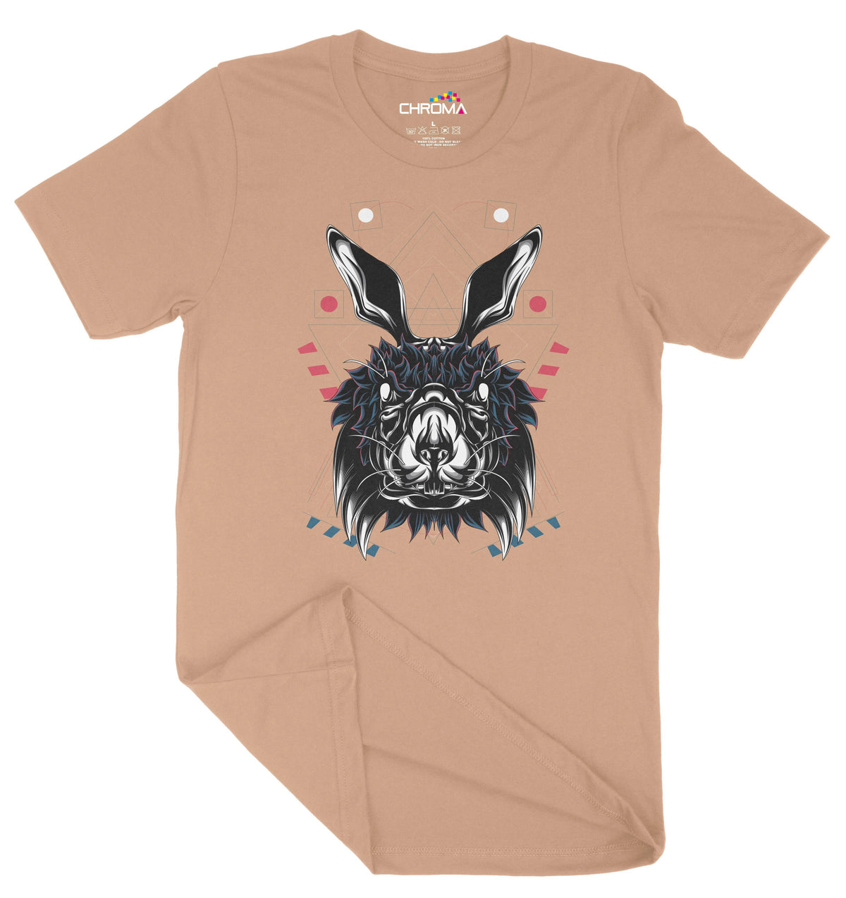 Abstract Rabbit Unisex Adult T-Shirt | Premium Quality Streetwear Chroma Clothing