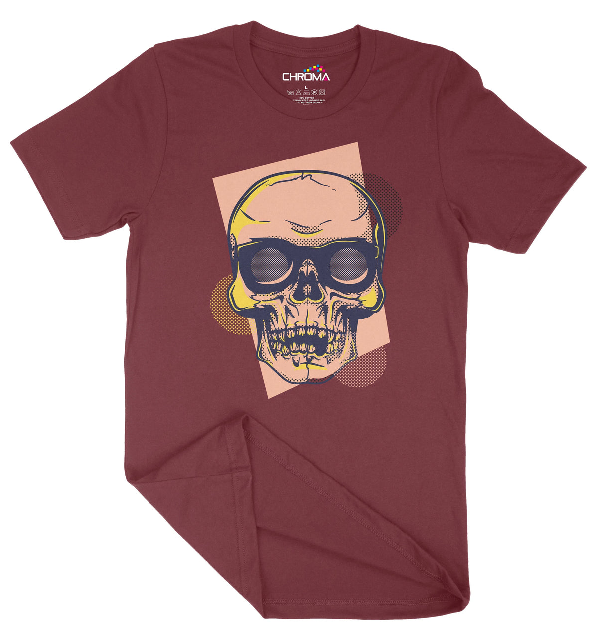 Abstract Skull Art Unisex Adult T-Shirt | Premium Quality Streetwear Chroma Clothing