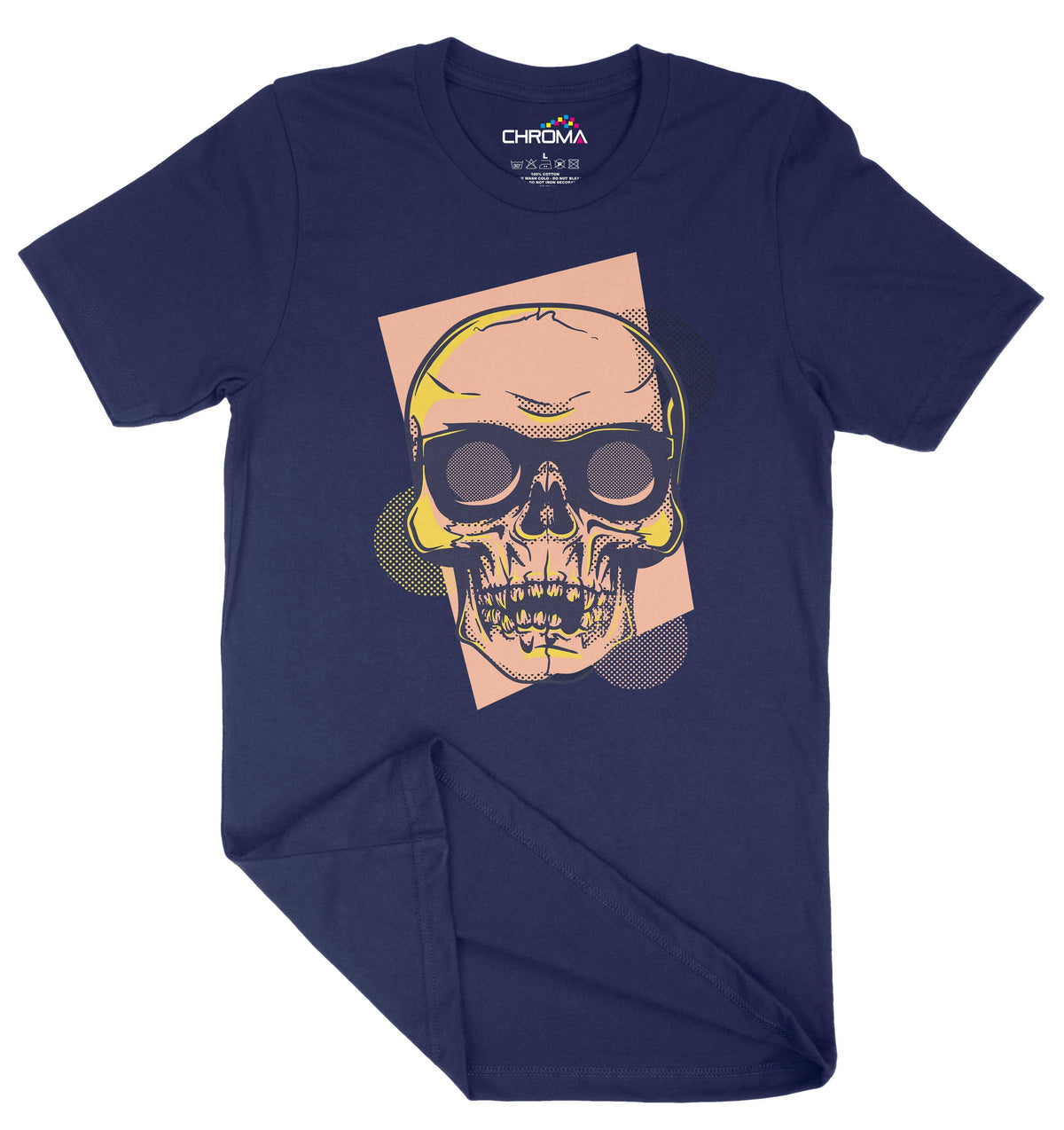 Abstract Skull Art Unisex Adult T-Shirt | Premium Quality Streetwear Chroma Clothing
