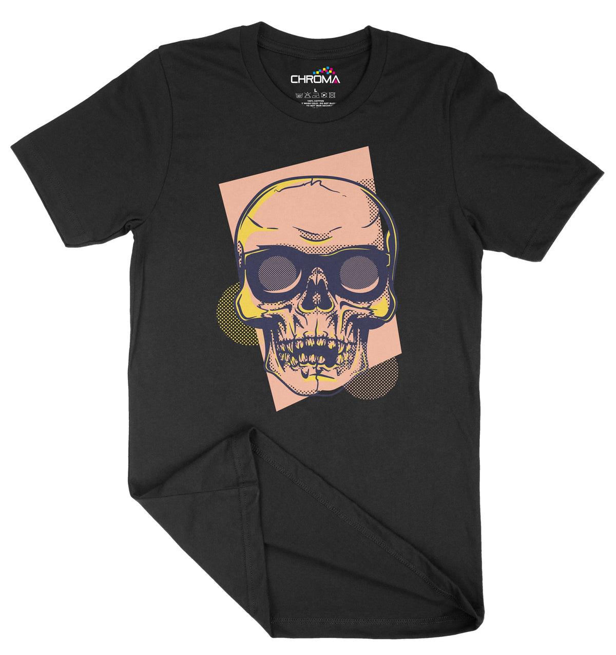 Abstract Skull Art Unisex Adult T-Shirt | Premium Quality Streetwear Chroma Clothing