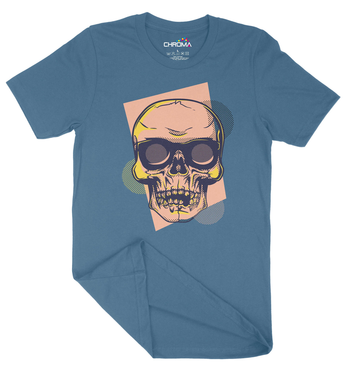Abstract Skull Art Unisex Adult T-Shirt | Premium Quality Streetwear Chroma Clothing