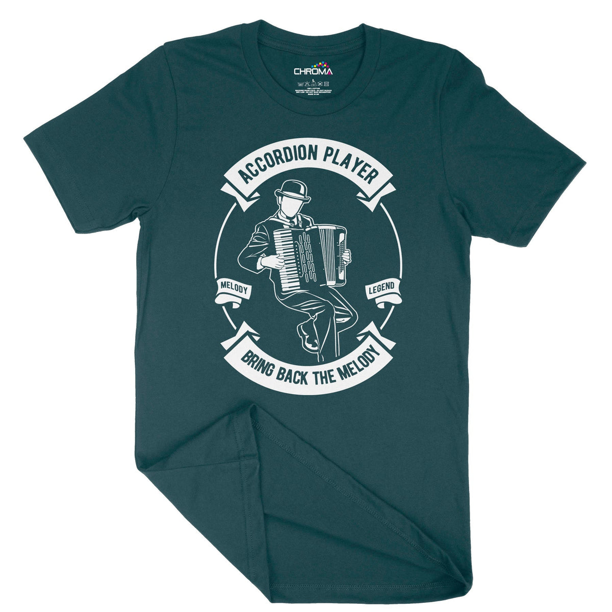 Accordion | Vintage Adult T-Shirt | Classic Vintage Clothing Chroma Clothing