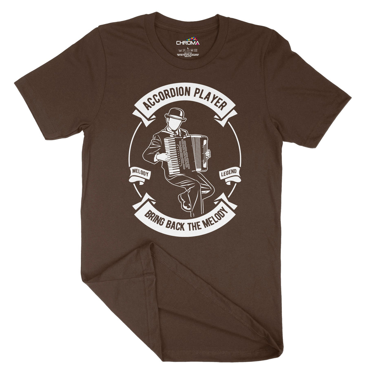 Accordion | Vintage Adult T-Shirt | Classic Vintage Clothing Chroma Clothing