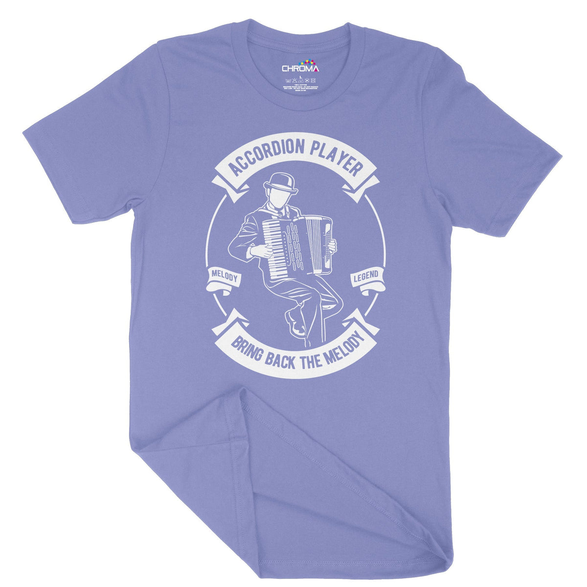 Accordion | Vintage Adult T-Shirt | Classic Vintage Clothing Chroma Clothing