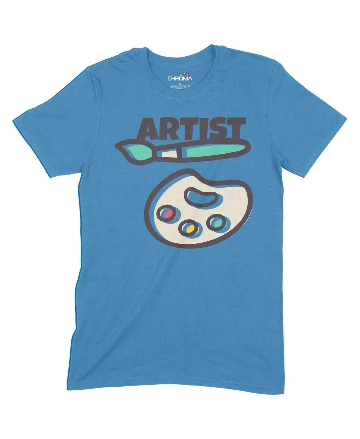 Artist Brush Unisex Adult T-Shirt Chroma Clothing